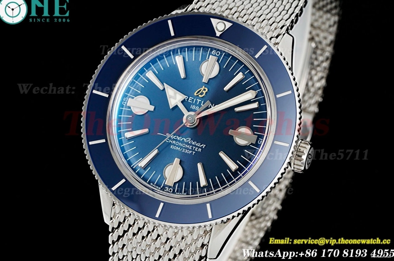 SS 42mm Blue A2824 '57 GF SS Superocean Heritage 0126